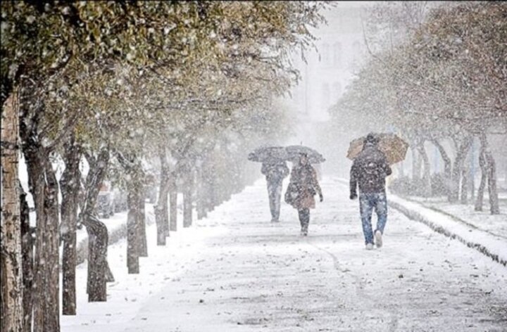 بارش سراسری برف در استان البرز