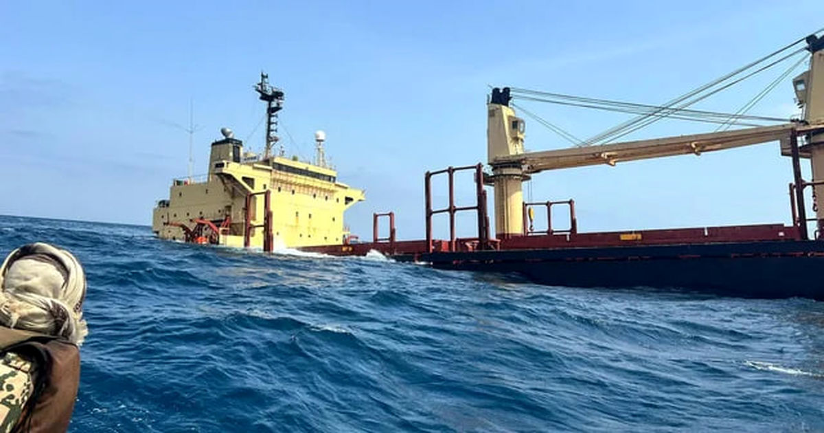 غرق شدن کشتی بریتانیایی در دریای سرخ