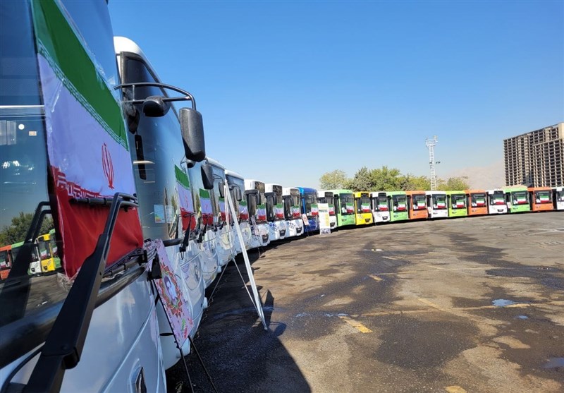 افزایش 8000تایی تعداد اتوبوس های تهران