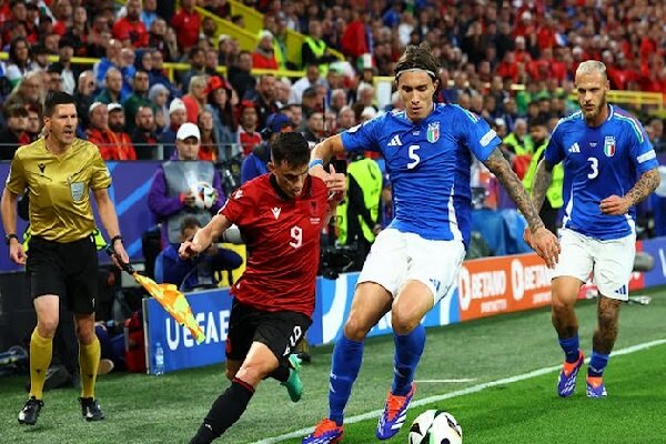 برتری ۲-۱ ایتالیا مقابل آلبانی در یورو ۲۰۲۴