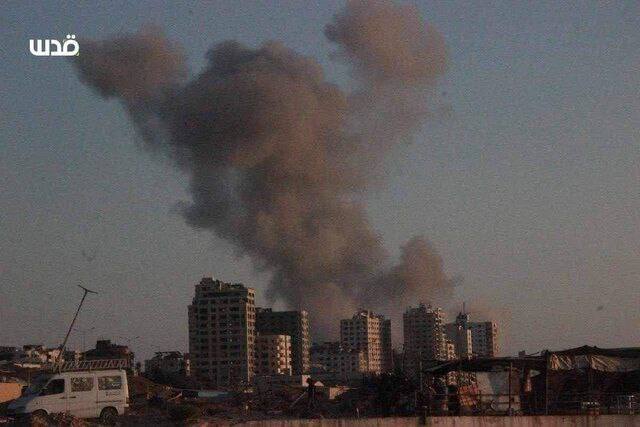 حمله موشکی اسرائیل در شهر صور جنوب لبنان