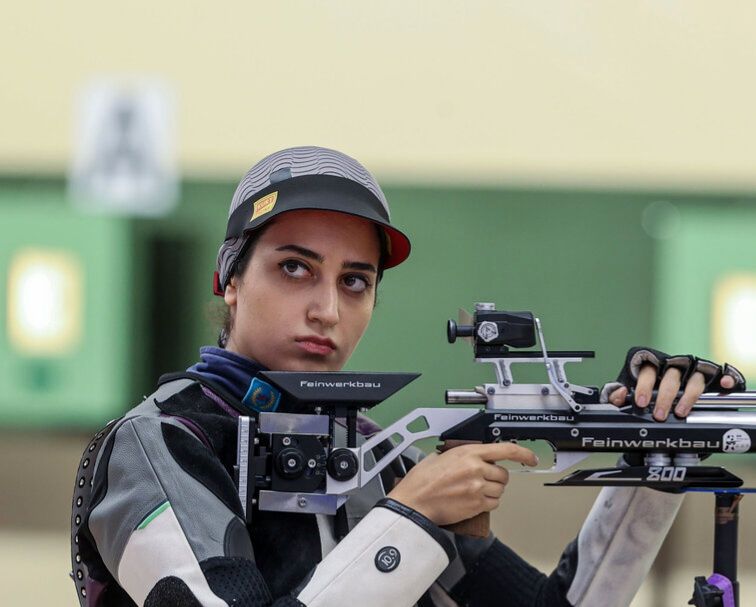 چهل امیرانی دختر تیم ملی تیراندازی المپیکی ایران