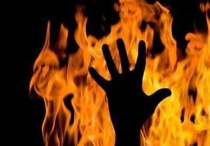 سوختن ۴ نفر در آتش تصادف پراید و تریلی+ فیلم