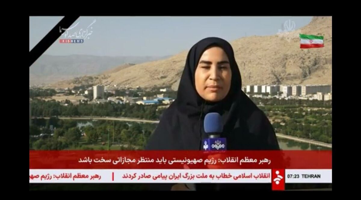 خبرنگار صداوسیما: یکی از پایگاه‌ها در استان لرستان هدف حمله قرار گرفته (فیلم)