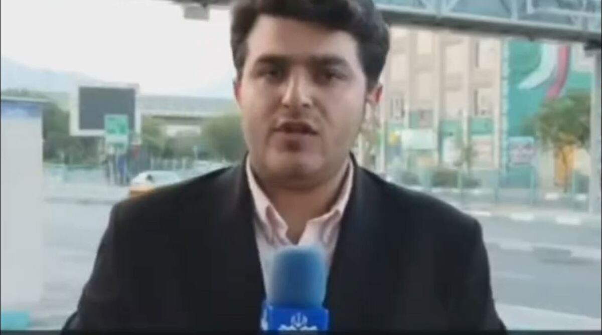 خبرنگار صداوسیما: در ستاد کل فرماندهی سپاه آتش شعله‌ور دیده می‌شود و دود در منطقه وجود دارد (فیلم)