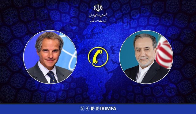 عراقچی به گروسی: ایران به هر تحرک نامناسب اروپا واکنش مقتضی نشان می‌دهد