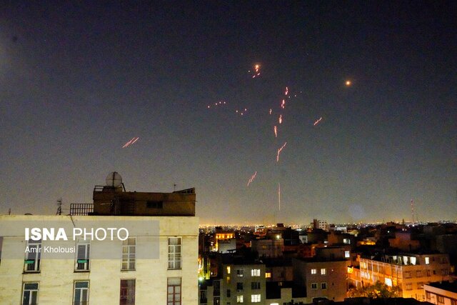 فعال‌شدن پدافند هوایی در مناطقی از تهران