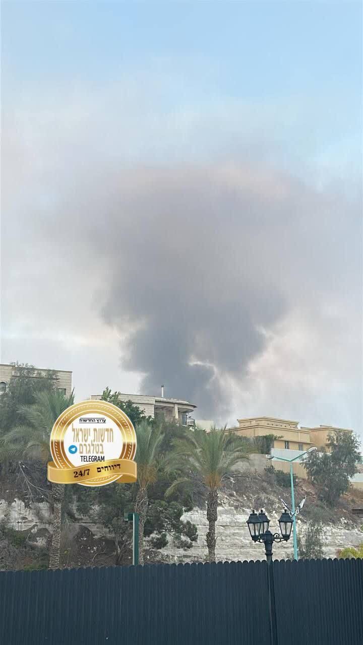 عکس/ حمله ایران به محل پایگاه نواتیم اسرائیل