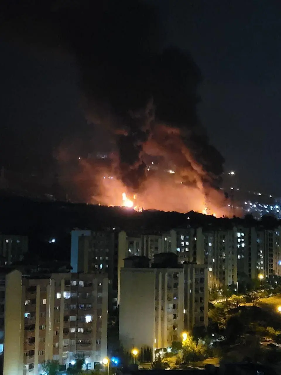 تصویری از انفجار در شهران، غرب تهران + عکس