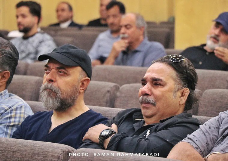 تصاویر هنرمندان در ختم هادی جمشیدی‌فر