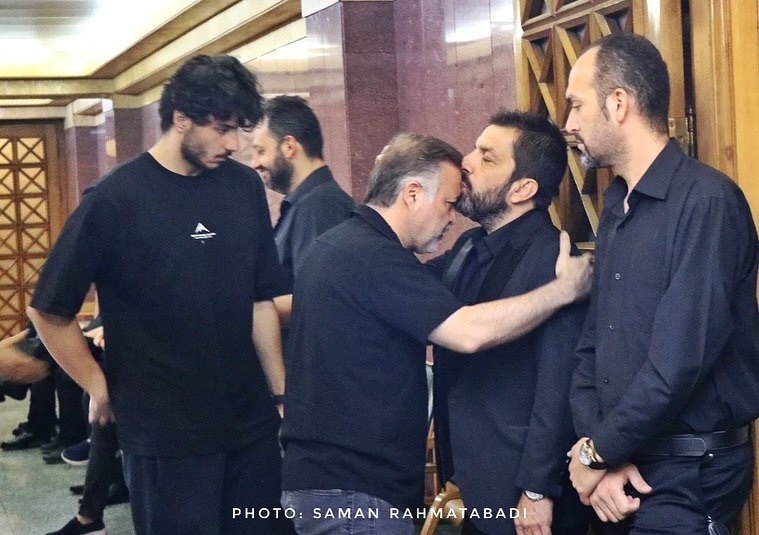 تصاویر هنرمندان در ختم هادی جمشیدی‌فر