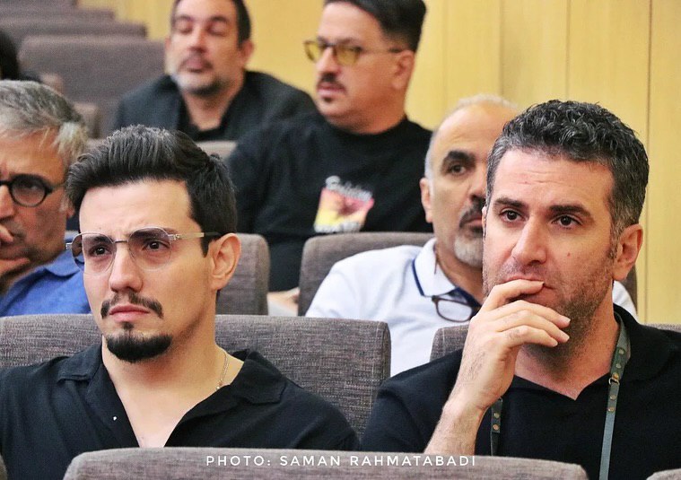 تصاویر هنرمندان در ختم هادی جمشیدی‌فر