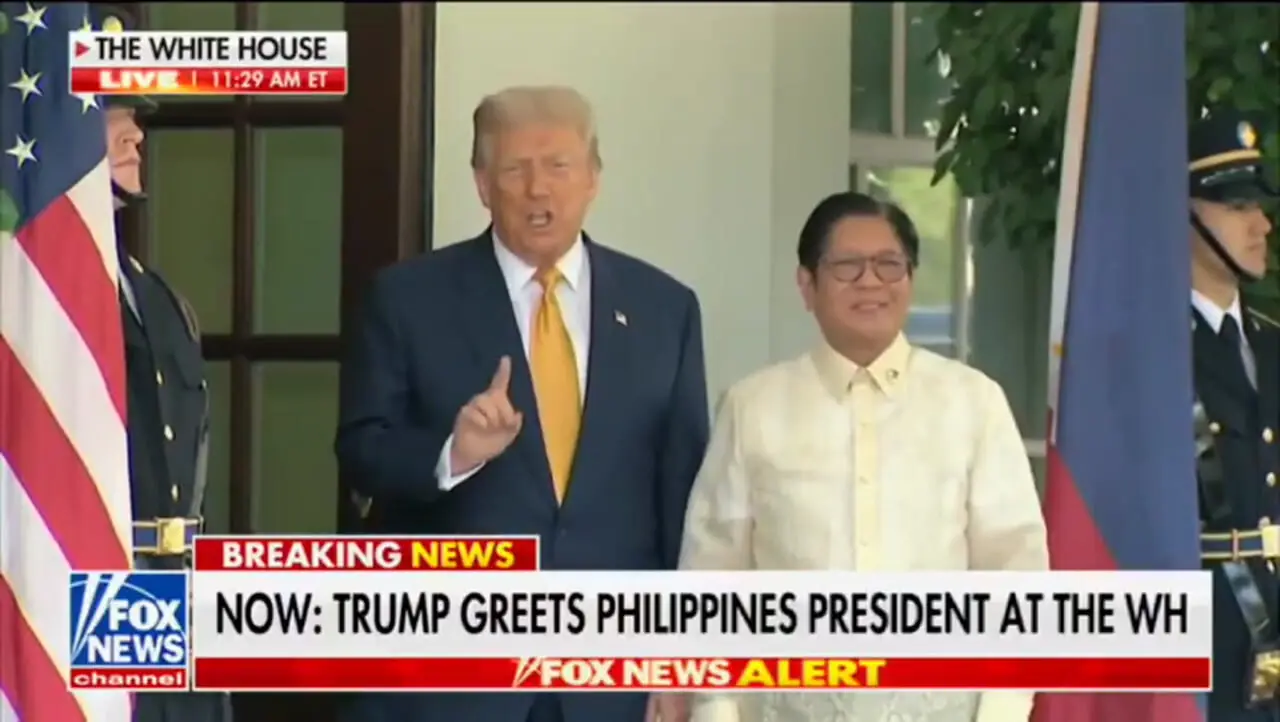 استقبال ترامپ از رئیس‌جمهور فیلیپین در کاخ سفید
