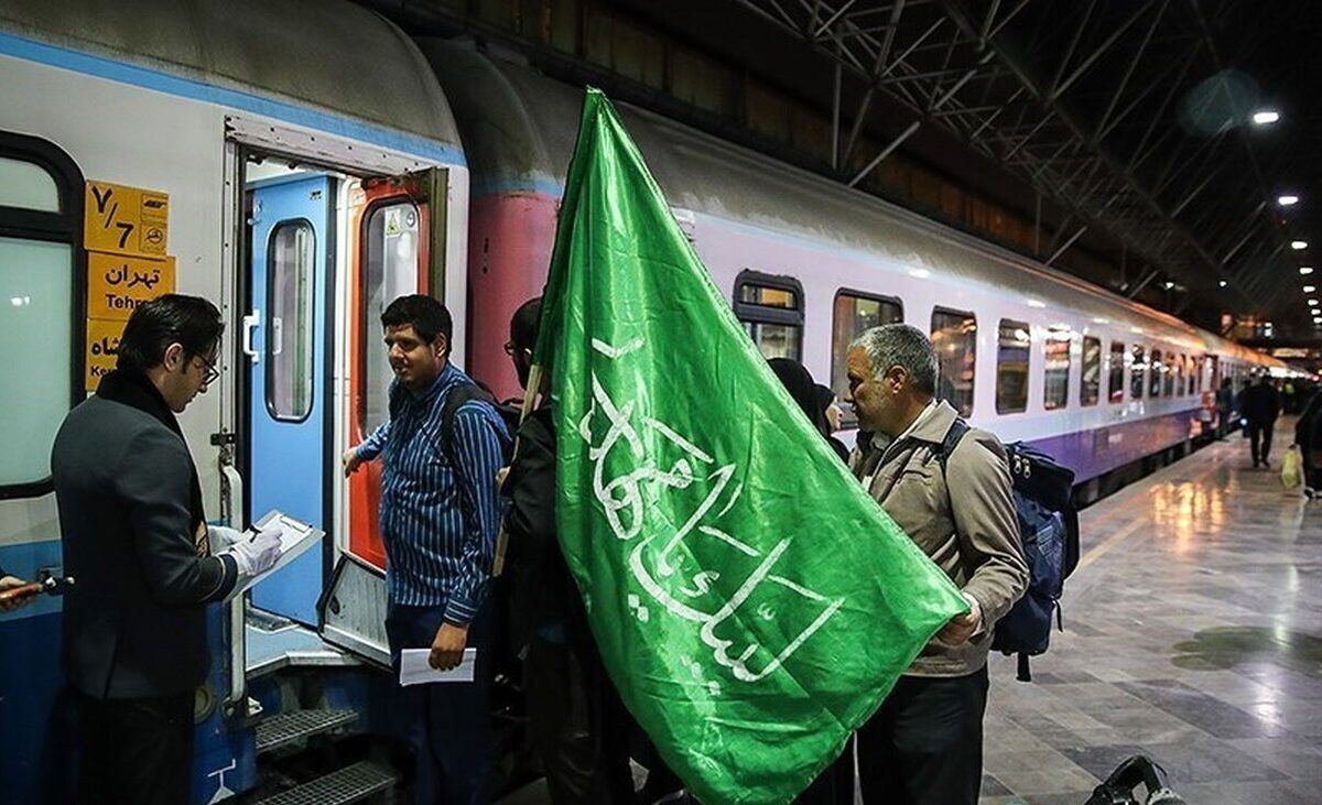 ۵۹ هزار صندلی قطار برای زائران اربعین تدارک دیده است