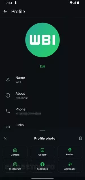 واتس‌اپ به‌زودی می‌تواند به عکس پروفایل شما در اینستاگرام دسترسی داشته باشد