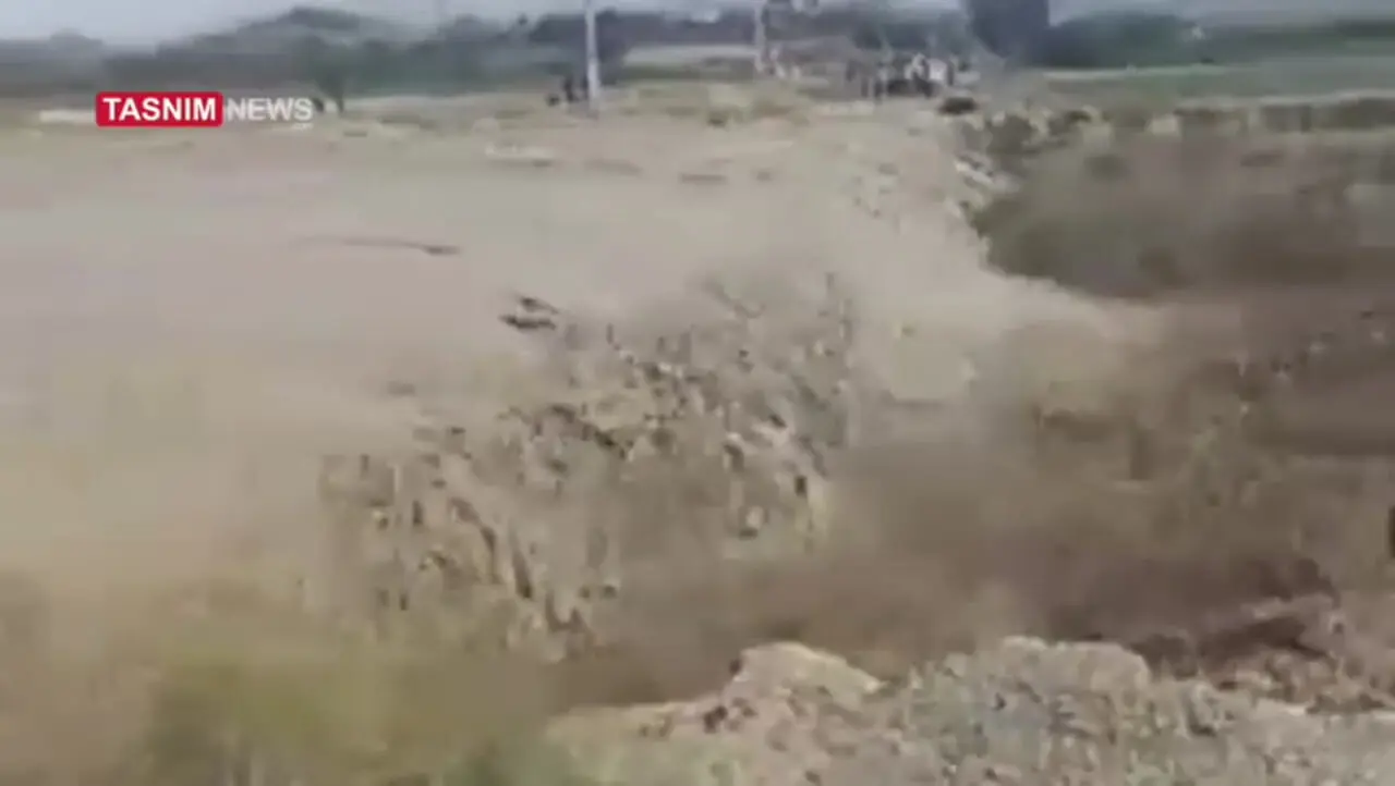 طغیان رودخانه اترک و هشدار فوری وقوع سیلاب در مراوه تپه