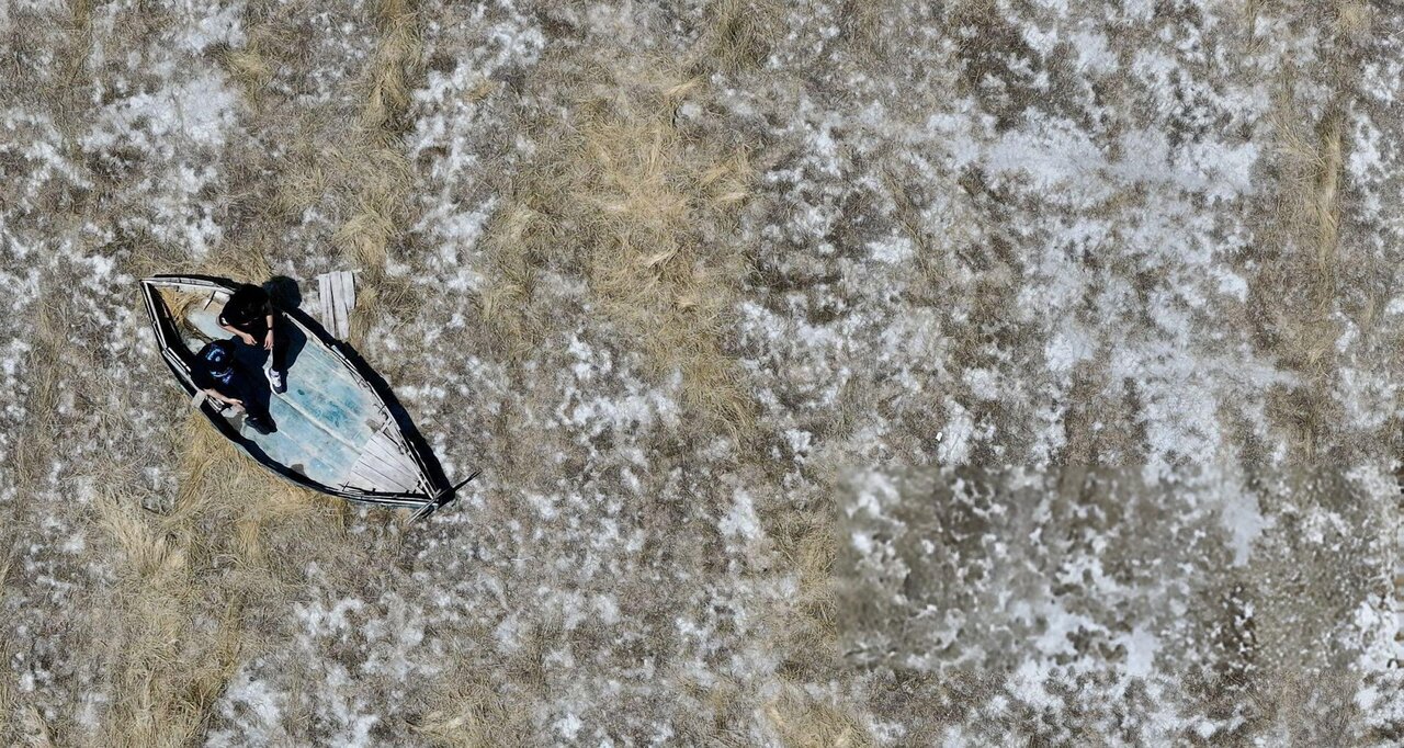 بحران آب در کشور همسایه؛ دریاچه ترکیه هم خشک شد + تصاویر