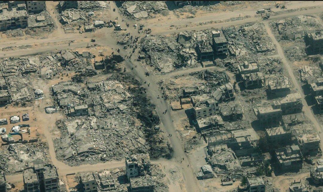 تصاویر آخرالزمانی هوایی از میزان تخریب ایجادشده توسط ارتش رژیم صهیونیستی در غزه