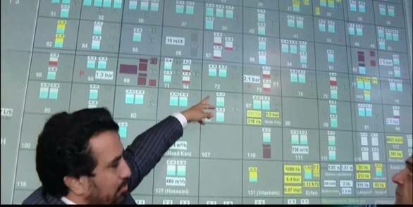 عکس/ لو دادن شبکه آب شرب تهران در تلویزیون