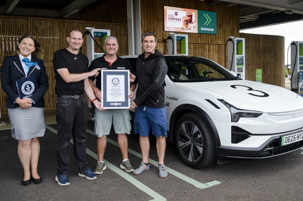 پولستار ۳ رکورد جهانی برد خودروهای برقی را شکست