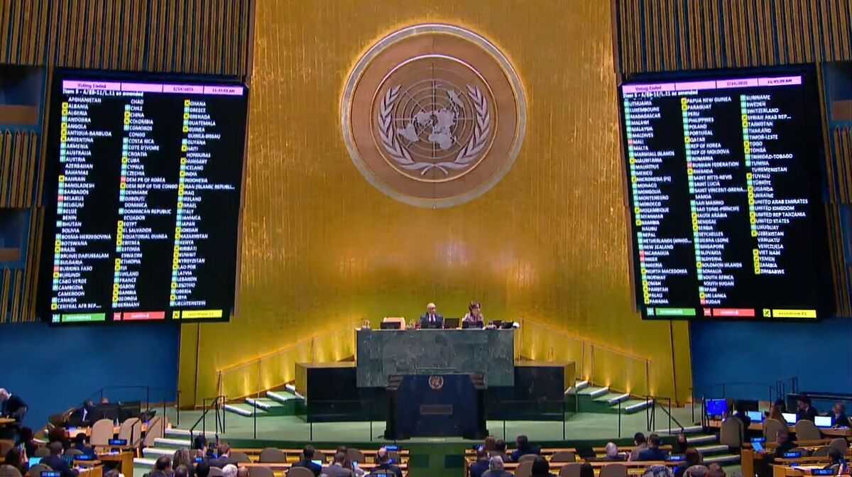 ترک سالن مجمع عمومی در اعتراض به سخنرانی نتانیاهو