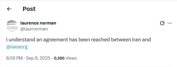 ادعای خبرنگار وال‌استریت‌ژورنال درباره «توافق میان و آژانس انرژی اتمی»