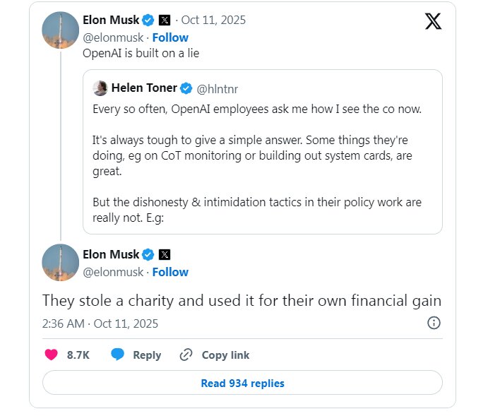 حمله دوباره ایلان ماسک به اوپن ای‌آی