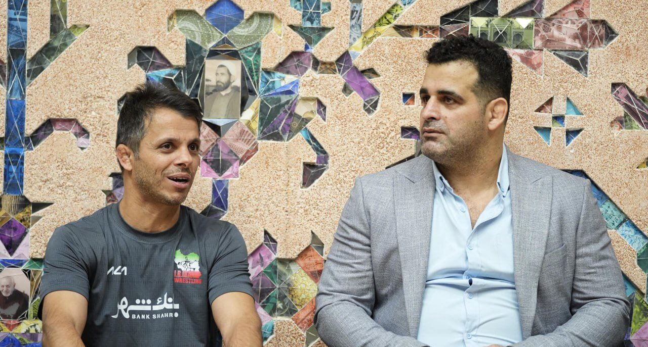 قهرمان المپیک در اردوی تیم‌ملی کشتی ایران