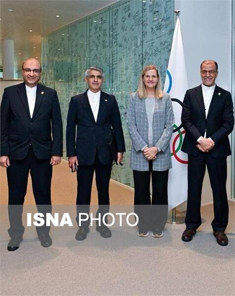 امضای ناهید کیانی بر دیوار المپیک نقش بست!