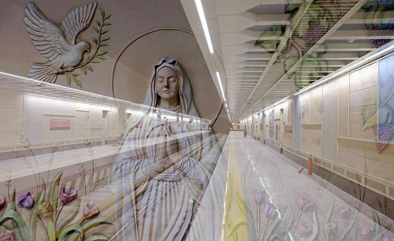 رونمایی از ایستگاه متروی «مریم مقدس» در تهران