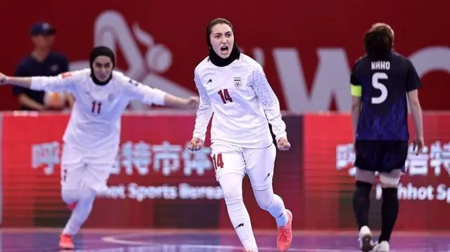 پیروزی دختران فوتسال ایران مقابل روسیه