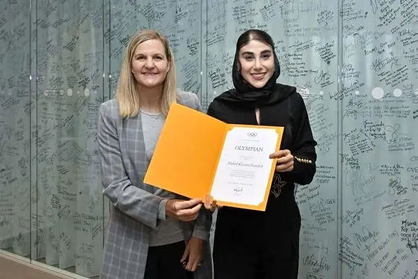 امضای ناهید کیانی بر دیوار المپیک نقش بست!