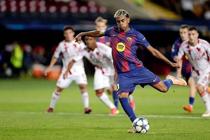 برد ۶-۱ بارسلونا مقابل المپیاکوس؛ طوفان بارسا طارمی و یارانش را برد!