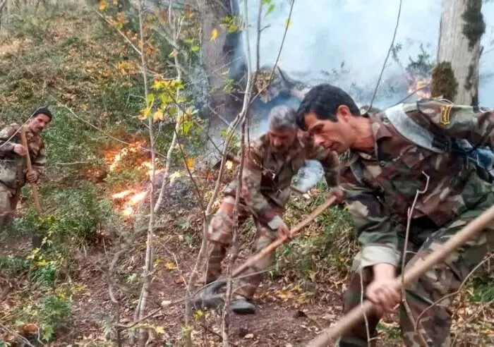 جزئیات تازه درباره آخرین وضعیت آتش‌سوزی در جنگل‌های «الیت» چالوس