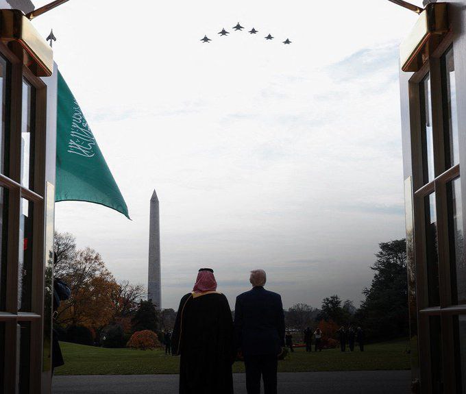 تصویری متفاوت از ترامپ و بن سلمان در کاخ سفید