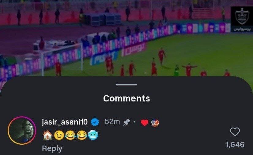 واکنش جنجالی یاسر آسانی به شکست پرسپولیس و خشم هواداران رقیب + عکس