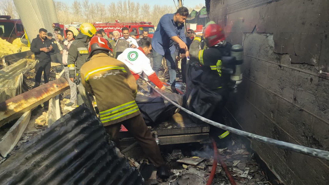 تصاویری از سقوط بالگرد ارتش در اصفهان/ 4 نفر به شهادت رسیدند