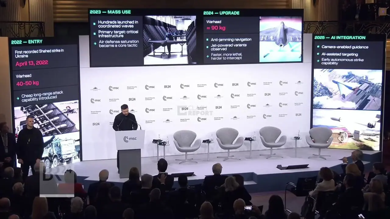 ادعای زلنسکی درباره پهپاد ایرانی «شاهد»