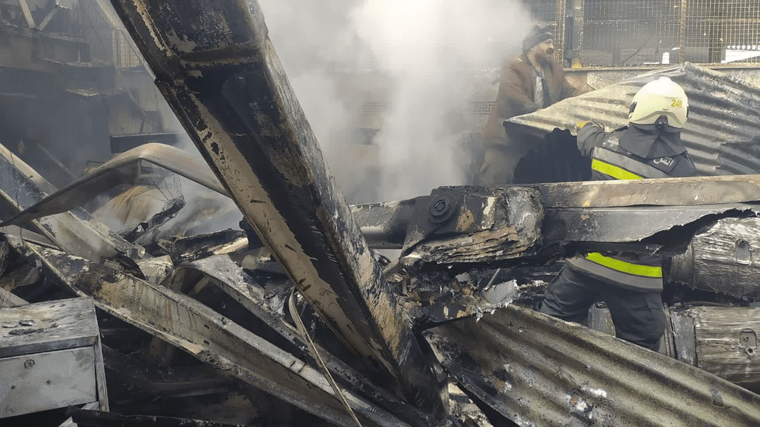 تصاویری از سقوط بالگرد ارتش در اصفهان/ 4 نفر به شهادت رسیدند