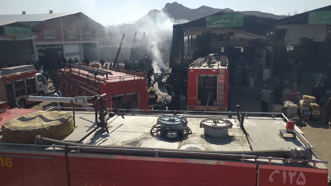 تصاویری از سقوط بالگرد ارتش در اصفهان/ 4 نفر به شهادت رسیدند