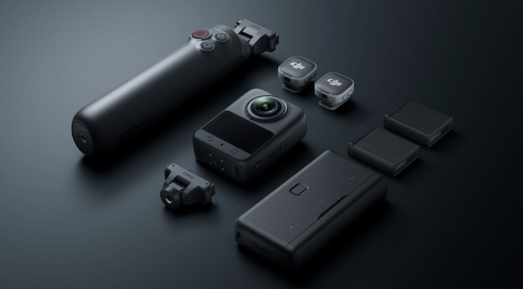 DJI از دوربین ۳۶۰ درجه Osmo 360 II رونمایی کرد؛ ارتقا سنسورها و فیلم‌برداری 8K