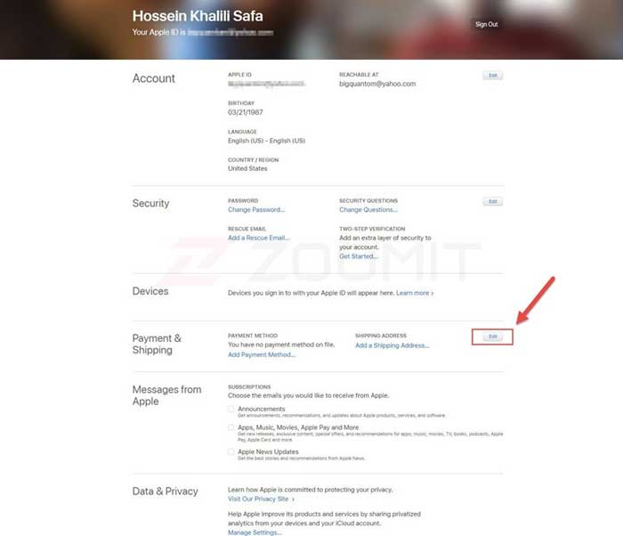 آموزش تصویری و قدم به قدم ساخت اپل آیدی Apple ID