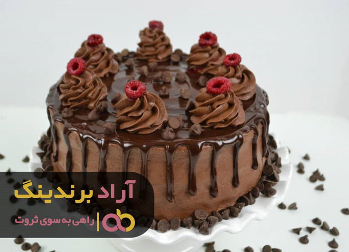 کیک شکلاتی یک کیلویی