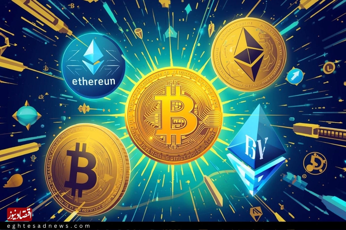 قیمت بیت‌کوین و اتریوم امروز پنجشنبه ۱۲ شهریور ۱۴۰۵/ افزایش قیمت بیت‌کوین